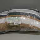 Halalona Hammock Chair Hanging Hammock Chair Rope Swing 2 Cushions Included-Sturdy & Durable Soft Cotton Hand Woven Hammock Swing for Bedroom, Porch, Patio-Indoor/Outdoor (Brown Stripes)