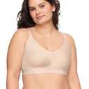 Warner's Women's Easy Does It Underarm-smoothing With Seamless Stretch Wireless Lightly Lined Comfort Bra Rm3911a (Large)