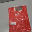 YUCOLEN Women's Cap Short Sleeve Tunic Tops V Neck Cotton T-Shirts UPF50+ Soft Breathable Summer Basic Tee, Red, XL (Red, XL)