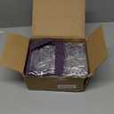 Clear Vinyl Zippered Storage Bags (3-Pack) 40L Sturdy Storage Bags for Sweaters, Blankets, Comforters, Bedding Sets and Much More! (Purple, 18x15x9)