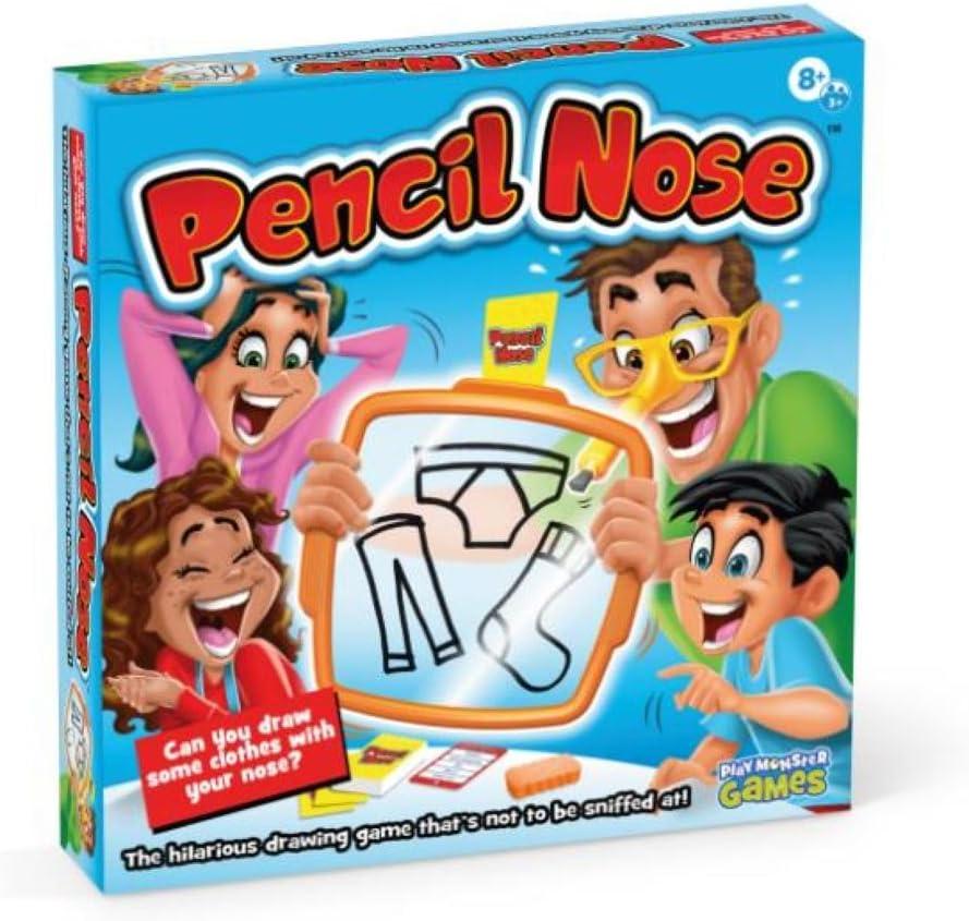 Toys Pencil Nose, Board Games for Family Night, Party Game for Kids 8 Years and Up and Adults