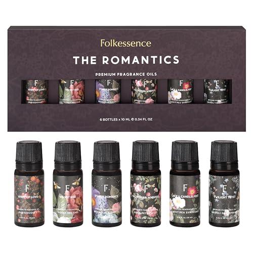 Folkulture Fragrance Oils for Diffuser | Set of 6 Essential Oils Set for Diffusers for Home | Diffuser Oil Scents (0.06 Fl Oz (Pack of 6))