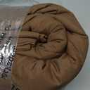 CozyLux Queen Comforter Set Brown - Bed in a Bag Queen Size 7 Pieces, Luxury Soft Bed Set for All Seasons, Bedding Set with Down Alternative Comforter, Sheets, Pillowcases & Shams