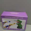 Movable Dinosaur Shooting for Toys Kids 4-6, Electronic Kids Target Games with 2 Air Pump Guns, LCD Score Record, Sound, 48 Foam Balls, Birthday Gifts for 3 4 5 6 7 8 9 Year Old Boys Girls