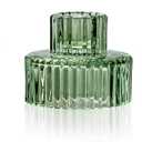 WELLIFE Taper Candle Holders-Candlestick Holders, Green - Set of 3 for Wedding, Party & Table Centerpiece Decor