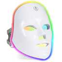 Blue Red Light Therpy Msk for Face, 7 Colors LED Light Therpy, LED Portable Facial Skin Care Msk for Face and Neck 650nm Red LED Facial Skin Care Msk (M, Apple)