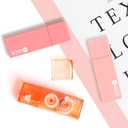 2 x White Correction Tape, Easy To Use Cute Applicator for Instant Corrections, For school, Office Workers (Gradient Pink, 5M/196" x 0.2",12pack)