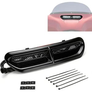 Motorcycle LED Fairing Vent Light, Windshield Vent Lights, Fits For 2014-2023 Harley Touring Street Glide, Electra Glide | Turn Signal Light & Running Light | Windshield Vent Trim