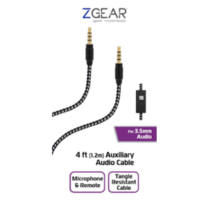ZGear Auxiliary Cable 3.5mm/3.5 AV-3.5mm aux