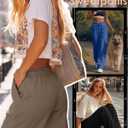 Neer 3 Pack Women's Wide Leg Sweatpants Yoga Baggy Lounge Pants Travel Cozy Workout Drawstring Loose Joggers with Pockets (L)