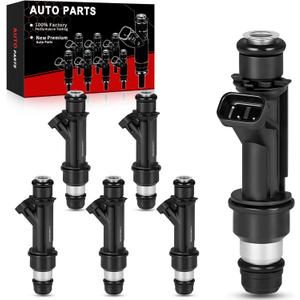 Fuel Injectors 3.4L Fit for:-Chevy Impala 2000-2005 Malibu Monte Carlo Venture Lumina for:-Buick Century Rendezvous for:-Pontiac Aztek, 2000-2005, 3.1L, Set of 6, OE# 25323971
