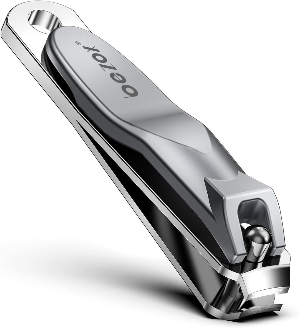 BEZOX Safe Baby Nail Clippers, Small Jaw Kids Nail Clipper Trimmers for Infants, Child and Toddlers, Precision Nail Grooming Tool for Tiny Fingers and Toes - Silver