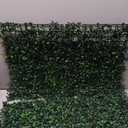 Artificial Boxwood Hedge Wall Panels, 24 X 16 in 12P UV-Anti Faux Greenery Vine Grass Wall Backdrop for Indoor Outdoor Green Plant Wall Decor & Ivy Fence Covering Privacy