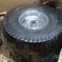 2 PCS Autocessking 15x6.00-6 Tire and Wheel Assembly Front Tires Compatible with Craftsman Riding Mowers Lawn Tractors, 3" centered Hub, 3/4" Bushing