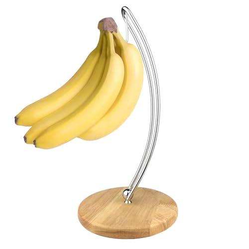 2 Pack Banana Hanger, Banana Holder, Banana Stand, Grape Hanger (Chrome)