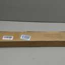 Double Bay Window Curtain Rods 36 to 72 Inches(Center Rod), Black