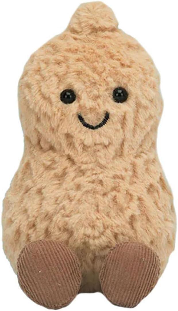 Aimery Cute Peanut Plush Toy, 6.5" Soft Stuffed Doll, Peanut Plushies Pillow Gifts for Kids Girlf Friend Birthday