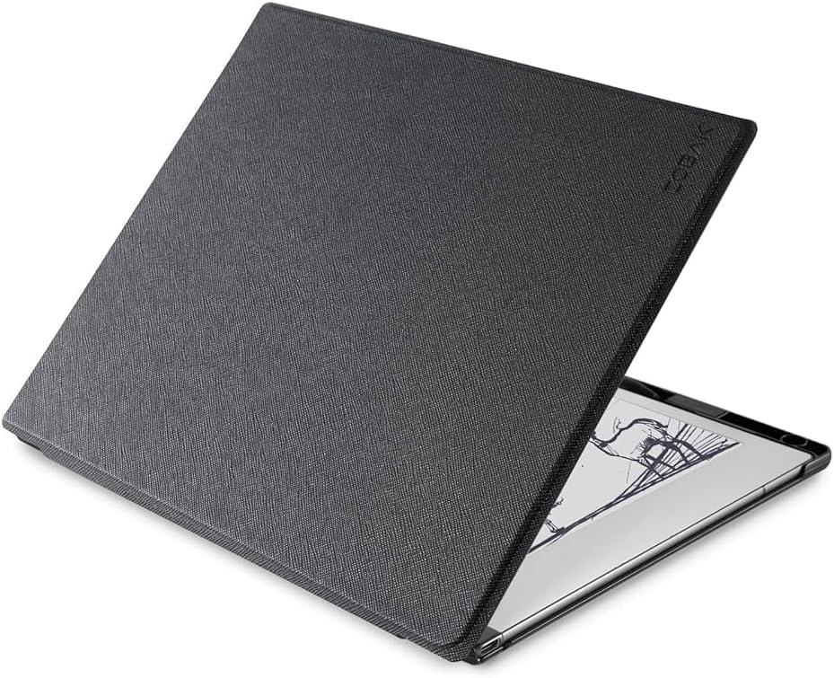 CoBak Case for Remarkable 2 Paper Tablet - Lightweight and Hard Back Shell Protective Book Folio Cover with Built-in Pen Holder - for 10.3" 2020 Released (Black)