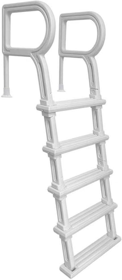 Removable Above Ground Pool Ladder with Dual Handrails Heavy Duty Pool Ladder for 4854 Inch Wall, Non-Slip Swimming Pool Ladder Steps, Main Access Entry for Above Ground Pools