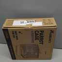 14.6" Portable Travel Bird Cage, Parrot Cage, Ample Room for Tail Movement, with Food Box, Perch, Water Bottle, for Vet Visit, Short Trip, Parakeet, Cockatiel, Budgie, Small Medium Birds