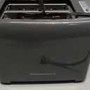 Elite Gourmet ECT1027G Cool-Touch 2 Slice Toaster, 6 Toast Settings & Cancel Function, Extra Wide 1.25 Slots Easily Fits Breads, English Muffins, Bagels & Waffles, Gunmetal Gray