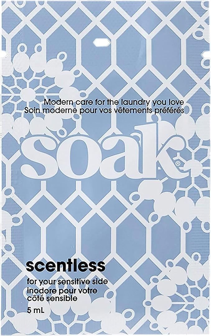 Soak Wash Single Use Sample Size 48/Pkg Scentless
