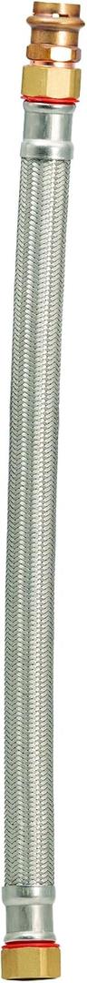 QuickFitting SurePress 3/4" x 3/4" FIP x 18" Braided Water Heater Hose