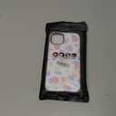 Bow Floral Case Designed for iPhone 15 Plus, Blue & Pink Bow Little Floral Pattern 2 in 1 Phone case [Compatible with MagSafe] Heavy Duty Shockproof Drop Protective for Girls Women