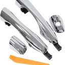 ApplianPar Front Driver and Passenger Side Exterior Door Handle Chrome for Kia Sorento 2016-2020
