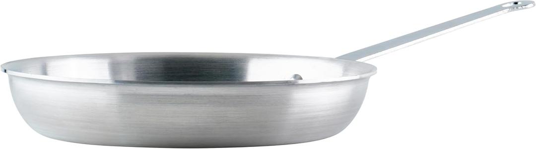 Winco Commercial-Grade Aluminium Fry Pan/Skillet, Satin Finish, 10"
