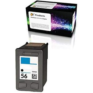Refilled Ink Cartridge Replacement for HP 56, HP PSC 1315, 2410, 1110, 2175, Officejet 6110, Deskjet 450, Photosmart 7150, 7260 Printers (1 Black)