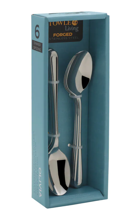 Towle Living Premium 6 Dinner Spoons