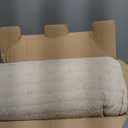 EVERGRACEHOME Cross Stitch Pre-Washed Cotton Quilt Bedding Set King Size, Oversized 3 Pieces Lightweight Bedspread Coverlet for All Season, with 2 Matching Shams, Flax Beige,118"x106"