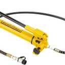 CP-700 Hydraulic Hand Power Pump - Portable with 10000psi Max Pressure Output, Compatible with Jack, Cutter, Puncher and Other Hydraulic Tools