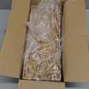 Handwoven Water Hyacinth Toilet Tank Basket with Handles, Scalloped Edge Wicker Toilet Paper Holder for Bathroom Counter, Over Toilet Shelf, Dresser  Boho Decorative Storage Organizer