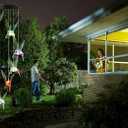 GOKU Hummingbird Solar Wind Chimes for Outside Gifts for Mom Grandma Birthday Gift Outdoor Color Changing LED Wind Chimes Solar Windchimes Lights for Garden Yard Porch Window Decorations