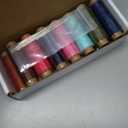 0.55 mm Round Waxed Thread, 14 Colors 76 Yards Spool Wax Coated String, Leather Sewing Waxed Thread for Sewing, Stitching, Beading, Bookbinding, Bracelet, Braiding