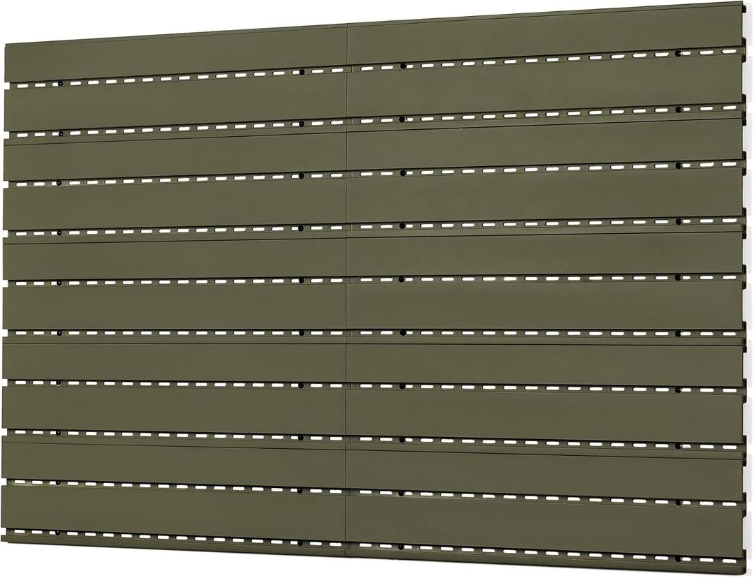 Savior Equipment Wall Rack System 10 Panels Horizontal Steel Wall Mount Firearm Rifle Display Rack, Compound Bow Shotgun Carbine Gun Sword Tactical Vest Gear Hanger Indoor Storage Organizer, 10-Piece