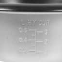 PRETYZOOM 1.5L Replacement Rice Cooker Inner Pot Non-Stick Aluminum Alloy Bowl Compatible with Small Rice Cookers Easy to Clean and Heat Evenly