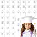 Berlune Child Preschool Grad Cap Bulk Kindergarten Graduation Cap, Grad Hats with Metal 2026 Tassel, for Preschool, 36 pcs