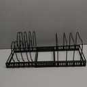 Housolution Pot and Pan Organizer Rack for Cabinet, Expandable Pot Lid Organizer Holder with 14 Adjustable Dividers, Fully Expanded Size 22.83" W x 7.09" D x 7.09" H, Black