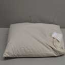 Sobakawa Traditional Buckwheat Pillow Organic Cotton with Natural Technology for Cool Sleep, Neck Support For Back and Side Sleepers Or As A Meditation Cushion, White (Standard)