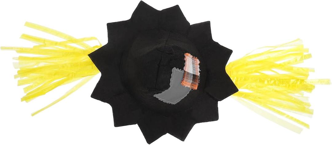 VANZACK Halloween Pet Scarecrow Hat Cosplay Costume Cap for Dogs and Cats Comfortable and Easy to Wear Accessory for Holiday Parties Birthdays and Masquerades