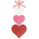 Wooden Valentines Day Door Wreath for Front Door Sign Glitter Heart Wall Signs Valentine Decoration, Sign Welcome Hanging Crafts for Home Farmhouse Wall Decor Party Outdoor Indoor Supply Heart