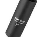 TIGHTSPOT 3/8 Inch Drive - 1 Inch Deep Impact Socket with Anti-Rounding 6 Point Design, Heat-Treated CRMO Steel