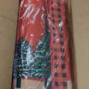 Breling 3 Pcs Merry Christmas Kitchen Rugs Mat Sets 20 x 32/47/59 Inches Non Slip Xmas Front Entrance Doormats Large Washable Welcome Carpet for Holiday Indoor Outside Porch Home Floor Decor(Tree)