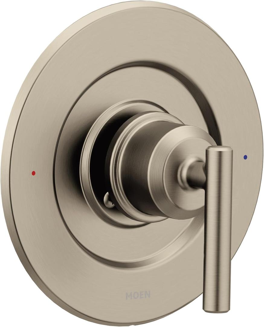 Moen Gibson Chrome Posi-Temp Pressure-Balancing Modern Shower Handle Only Trim, Valve Required, T2901BN