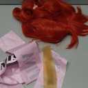 Wiggy Mermaid Unisex Silver Light Green Bald Wig Men, Short Wavy Old Man Wig Fluffy Crazy Funny Wigs + Cap for Movie Halloween Costume Party Cosplay