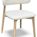 Cenaia Dining Boucle Chair, 
Size	1'5" x 1'8" x 2'6"