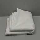 RYB HOME White Sheer Curtains Privacy Linen Textured Blend Half Translucent Window Treatment for Living Room Patio Sliding Door Bedroom, White W 70 x L 84 inch, 2 Pcs